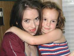 Lexi with Winona Ryder